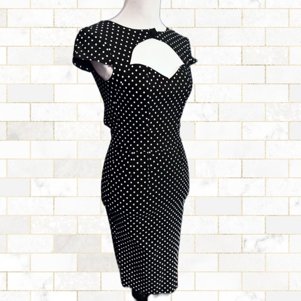 Hell Bunny Polkadot Retro Style Dress Size S